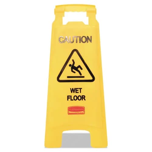 Rubbermaid® Commercial "Caution Wet Floor" Floor Sign