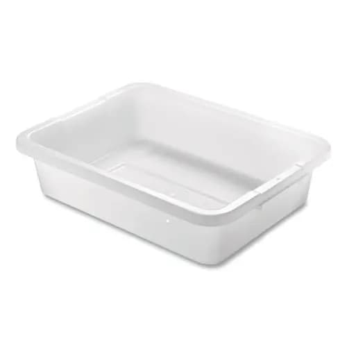 Rubbermaid® Commercial Bus/Utility Box, 15" x 20" x 5", White