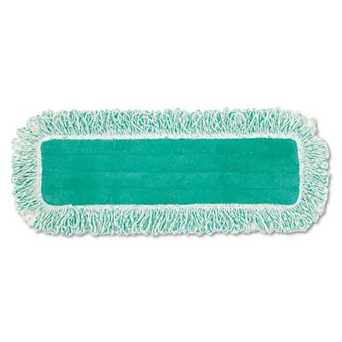 Rubbermaid® Commercial Dust Pad with Fringe, Microfiber, 18" Long, Green