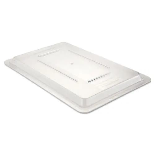 Rubbermaid® Commercial Food/Tote Box Lid, Clear, Polycarbonate, 12" x 18"