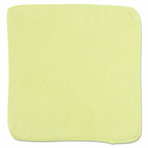 Rubbermaid® Commercial Microfiber Cleaning Cloths, Yellow, 12" x 12", 24 Pack