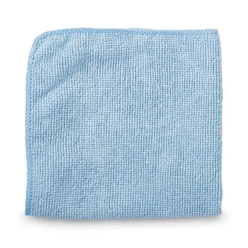 Rubbermaid® Commercial Microfiber Cleaning Cloths, Blue, 24 Pack