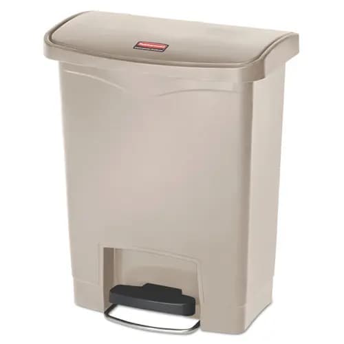Rubbermaid® Commercial Slim Jim Streamline Resin Step-On Container