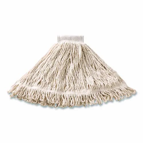 Rubbermaid® Commercial Super Stitch Blend Mop, Cotton/Synthetic, White