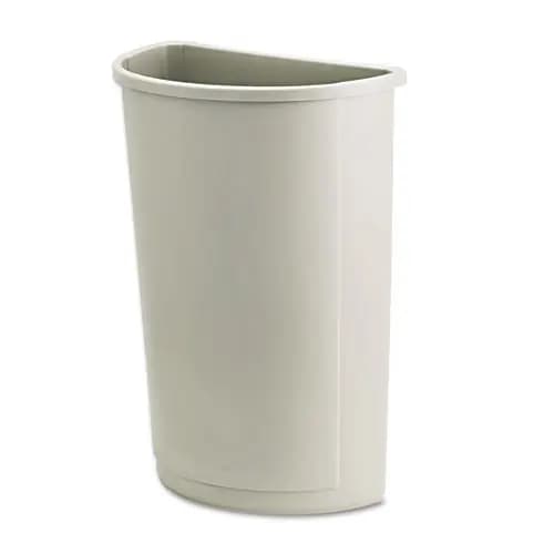 Rubbermaid® Commercial Untouchable® Half-Round Plastic Receptacle