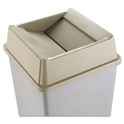 Rubbermaid® Commercial Untouchable® Square Swing Top Lid