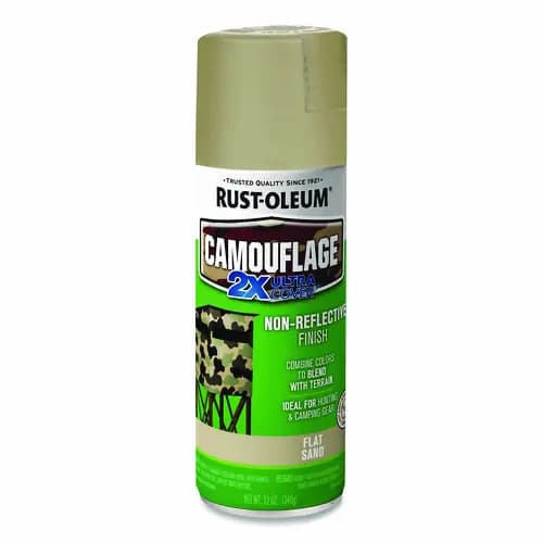Rust-Oleum® Camouflage Spray Paint, Flat Sand, 12 oz Aerosol Can