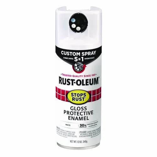 Rust-Oleum® Stops Rust 5-in-1 Spray Paint, Gloss White, 12 oz Aerosol Can