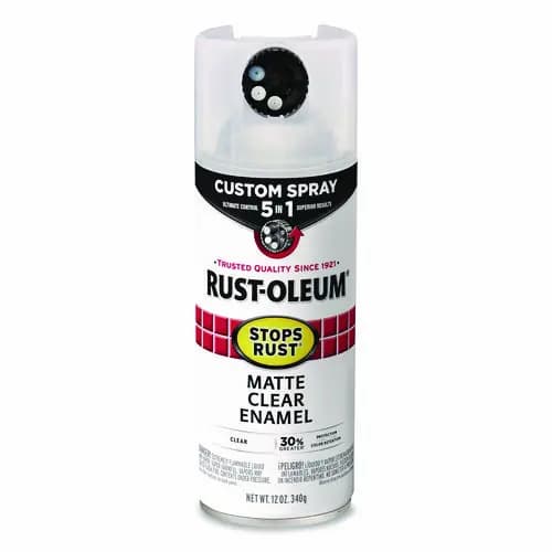 Rust-Oleum® Stops Rust 5-in-1 Spray Paint, Matte Clear, 12 oz Aerosol Can