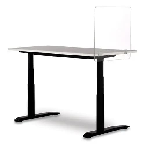 Safco® 7515 Series Wellness Panel, Acrylic, Clear, 23.5 x 2.5 x 23.5