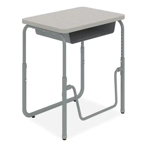 Safco® AlphaBetter® 2.0 Height-Adjustable Student Desk with Pendulum Bar