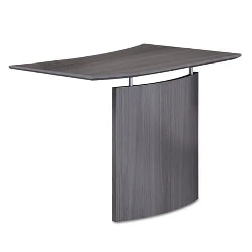 Safco® Medina Laminate Bridge, Left-Hand, Gray Steel, 48"W x 24"D x 29.5"H