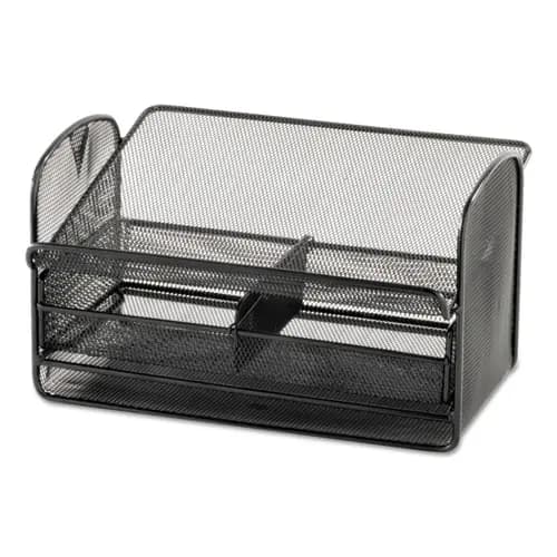 Safco® Onyx Angled Mesh Steel Telephone Stand