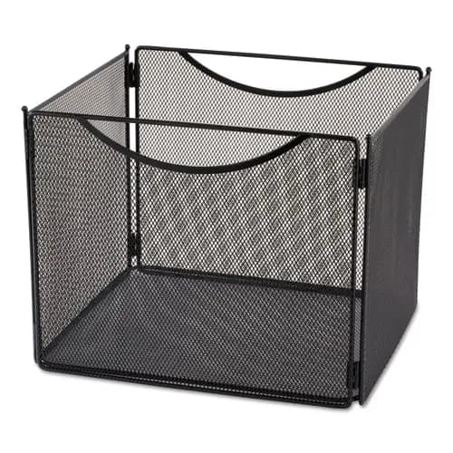 Safco® Onyx Desktop Box File, Letter Files, 12.5" x 11" x 10", Black