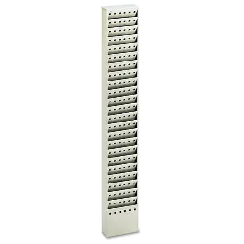 Safco® Steel Magazine Rack, 23 Compartments, Gray