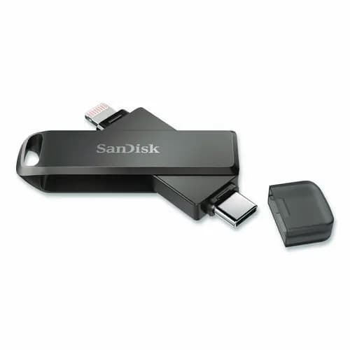 SanDisk® Dual Phone USB 3.2 Type-C/Lightning Flash Drive