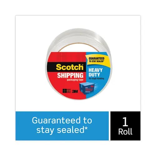 Scotch® 3850 Heavy-Duty Packaging Tape, Clear, 1.88" x 54.6 yds, 3" Core