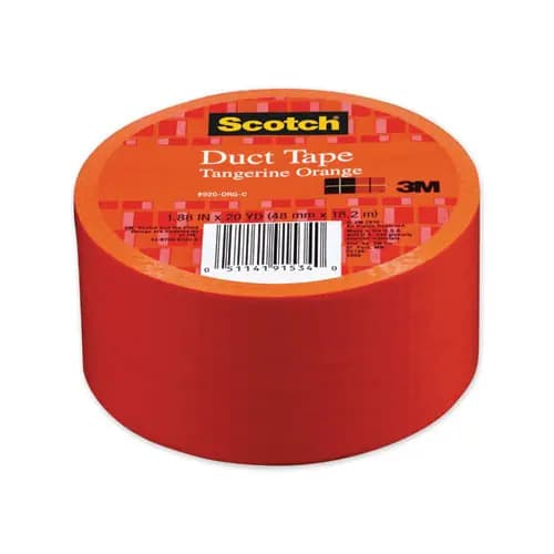 Scotch® Duct Tape, Tangerine Orange, 1.88" x 20 yds