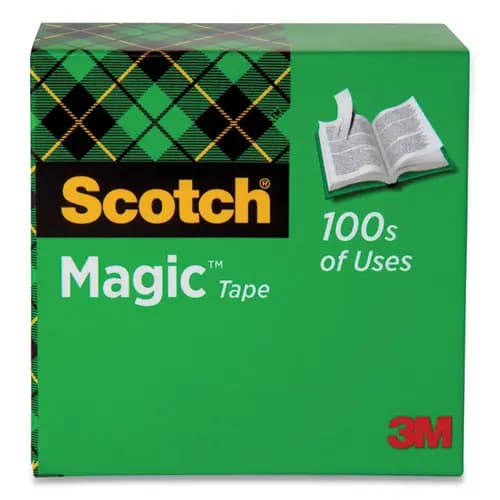 Scotch® Magic Tape Refill, 3" Core, 0.75" x 72 yds, Clear