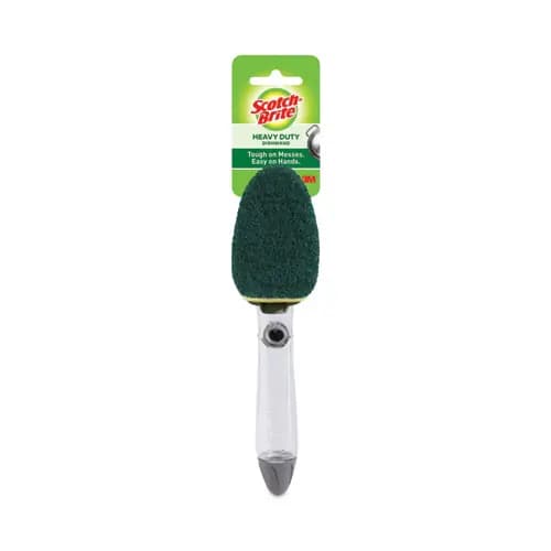 Scotch-Brite® Soap-Dispensing Dishwand, Yellow/Green