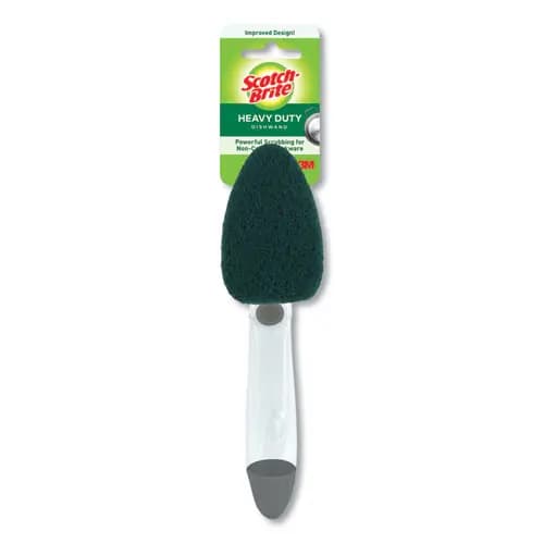 Scotch-Brite® Soap-Dispensing Dishwand, Yellow/Green, 4/Carton
