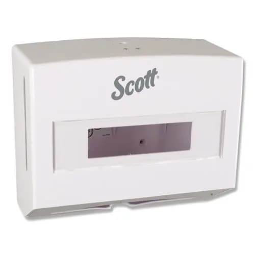 Scott® Scottfold Folded Towel Dispenser, White, 10.75" x 4.75" x 9"