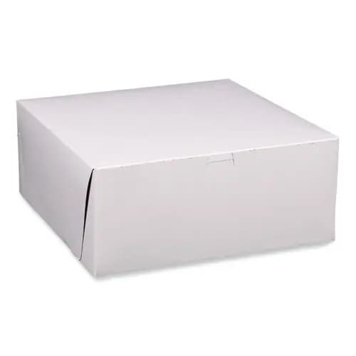 SCT® Bakery Boxes, Standard, White, 50/Carton