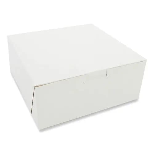 SCT® Bakery Boxes, Standard, White, Paper, 250/Carton