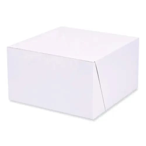 SCT® Bakery Boxes, White, 7 x 7 x 4, Paper, 250/Carton