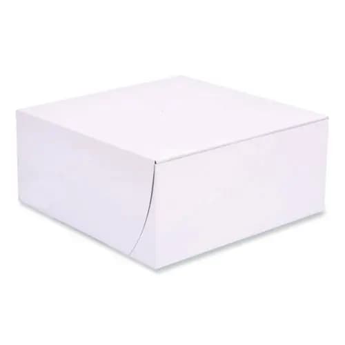 SCT® Bakery Boxes, Standard, White, Paper, 200/Carton