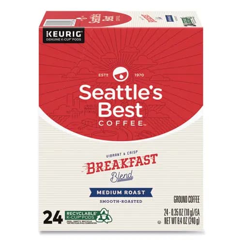 Seattle's Best™ Breakfast Blend Coffee K-Cups, 24/Box, 4/Carton