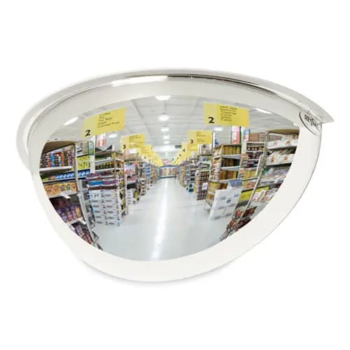 See All® Half-Dome Convex Security Mirror, 18" Diameter