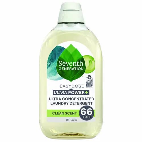 Seventh Generation® Ultra Power + Laundry Detergent, 23.1 oz Bottle, 6/Carton