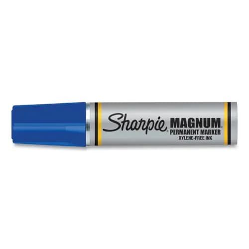 Sharpie® Magnum Permanent Marker, Broad Chisel Tip, Blue