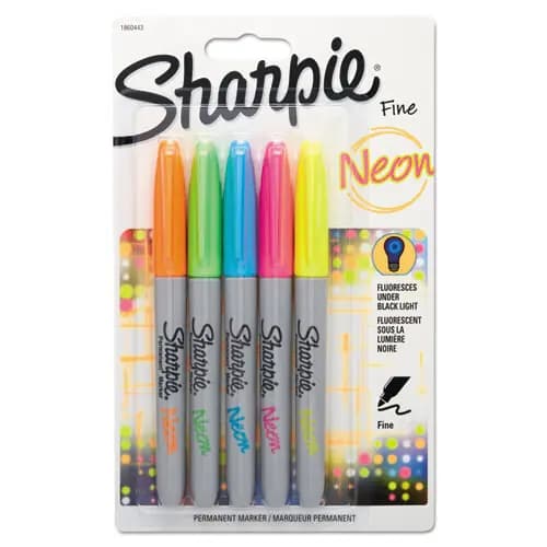 Sharpie® Neon Permanent Markers