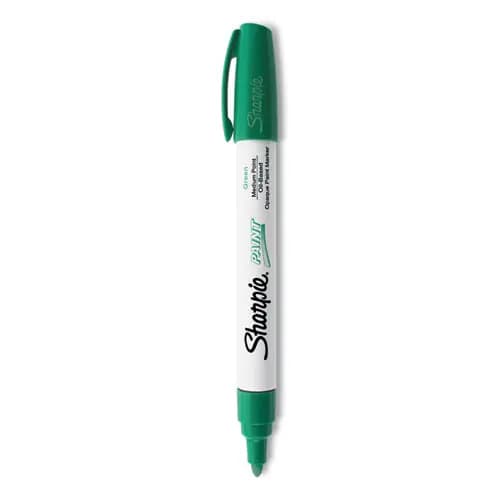 Sharpie® Permanent Paint Marker, Medium Bullet Tip, Green
