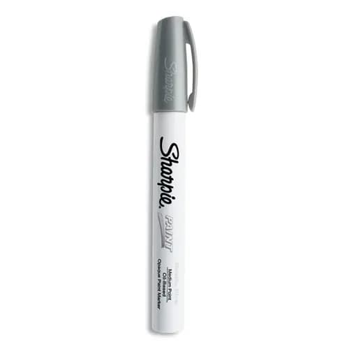 Sharpie® Permanent Paint Marker, Medium Bullet Tip, Silver
