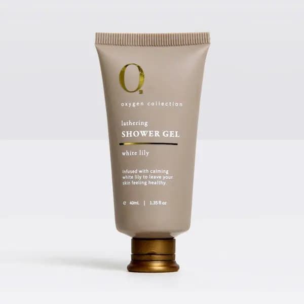 Shower Gel – Oxygen O2 Collection – Flip Cap Tube, 40 ml, Case of 288