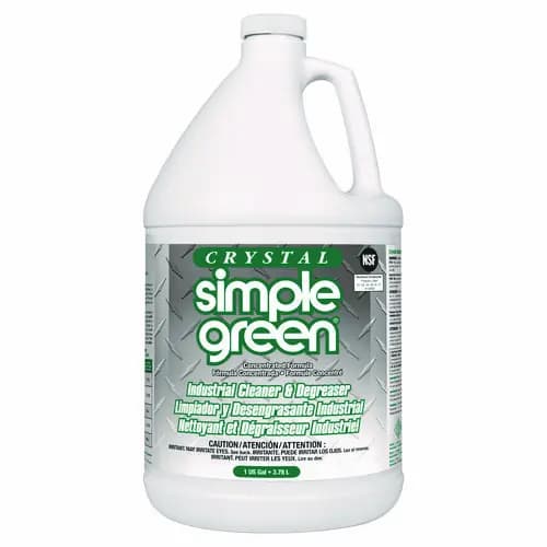 Simple Green® Crystal Industrial Cleaner/Degreaser, 1 gal Bottle, 6/Carton