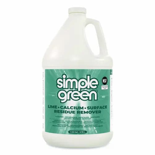 Simple Green® Lime Calcium Surface Residue Remover, 1 gal Bottle, 6/Carton