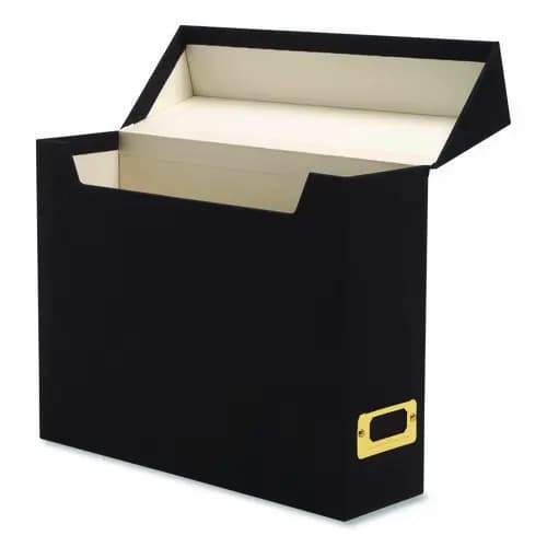 Smead Flip Top File Box, Letter Size, Charcoal