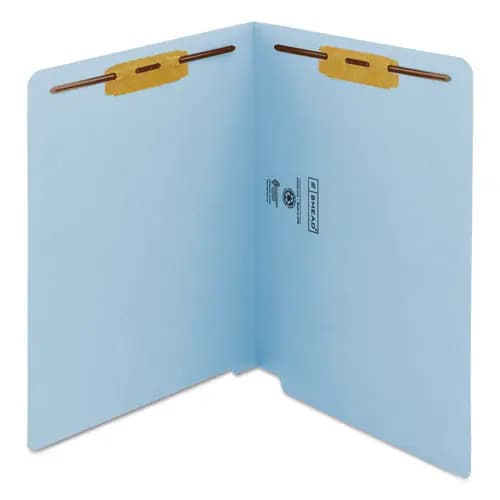 Smead Heavyweight Colored End Tab Fastener Folders