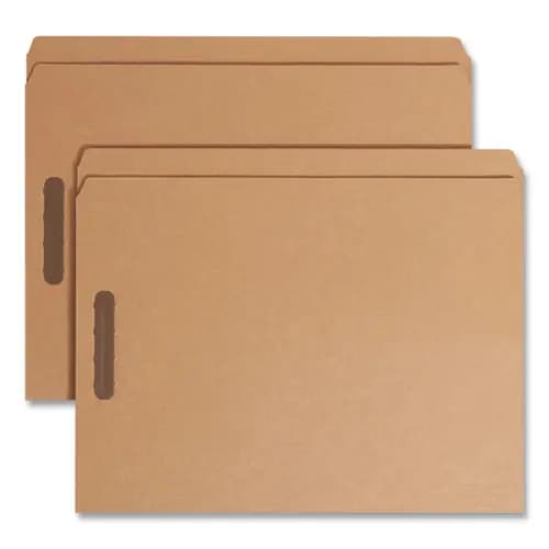 Smead Kraft Fastener Folders