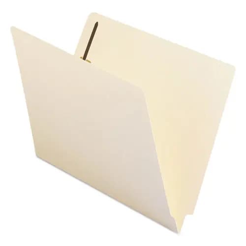 Smead Manila End Tab Fastener Folders with Reinforced Tabs