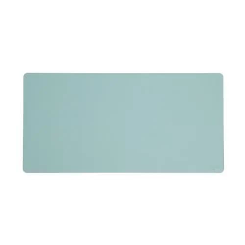 Smead Vegan Leather Desk Pad, Light Blue, 31.5" x 15.7"