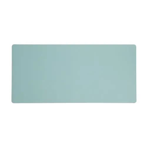 Smead Vegan Leather Desk Pads, 36" x 17", Light Blue