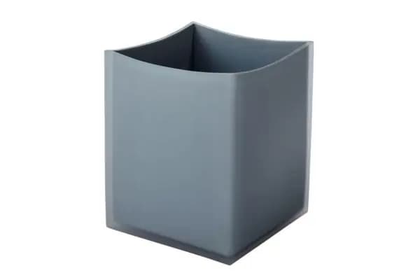 Smoke Wall Resin Curve Waste Basket-8.6QT