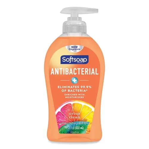 Softsoap® Antibacterial Hand Soap, Crisp Clean Scent, 11.25 oz, 6/Carton