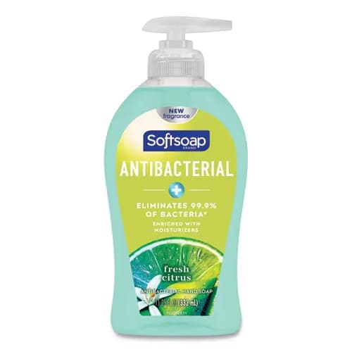 Softsoap® Antibacterial Hand Soap, Fresh Citrus Scent, 11.25 oz, 6/Carton