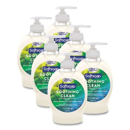 Softsoap® Moisturizing Hand Soap, Aloe Scent, 7.5 oz, 6/Carton
